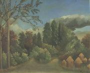 Henri Rousseau The Haystacks Spain oil painting artist